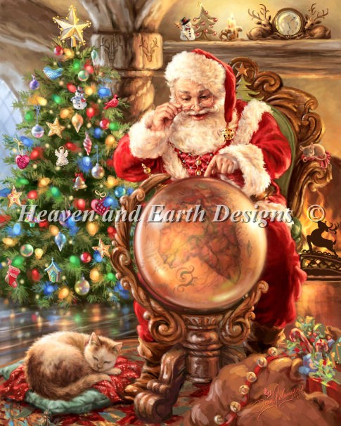 Mini Santas Joy Around the World - Click Image to Close